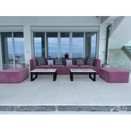 Градински диван Rose Lounge с табуретки